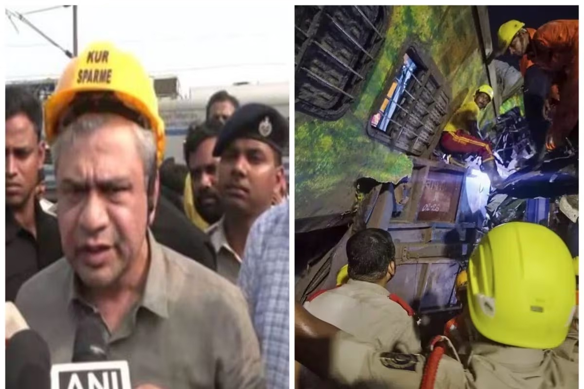 New Delhi: रेल मंत्री अश्विनी वैष्णव ने किया ओडिशा ट्रेन दुर्घटना स्थल का दौरा, कहा-बचाव अभियान सर्वोच्च प्राथमिकता
